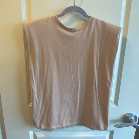 gaze Tops - Large Tee w/ shoulder pads - Never worn!!